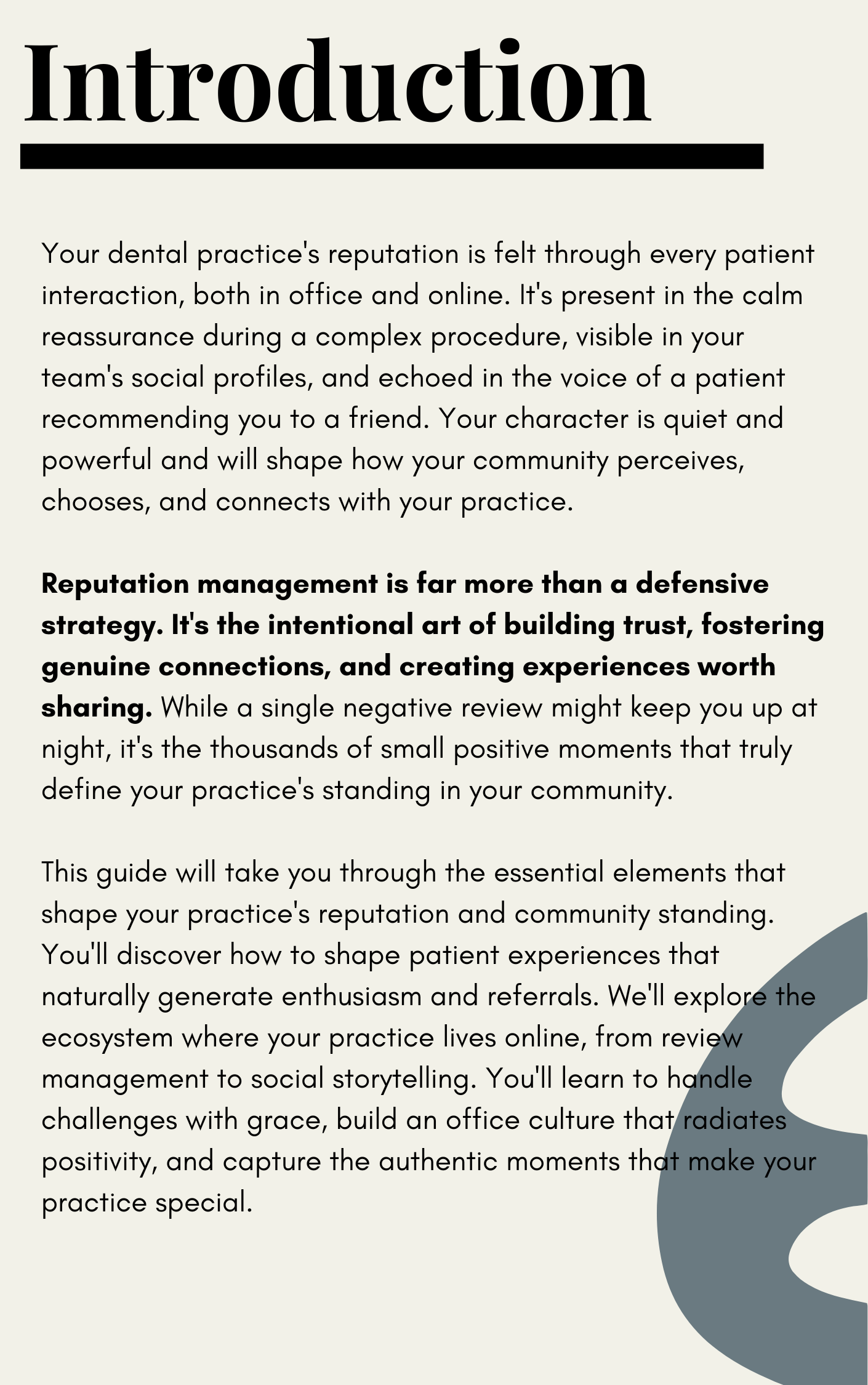 Reputation Management Guide