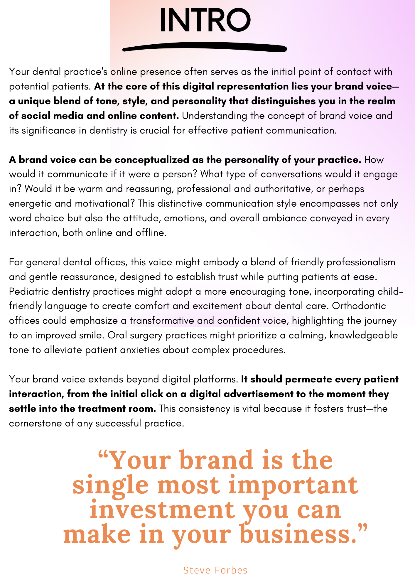 Brand Consistency Course