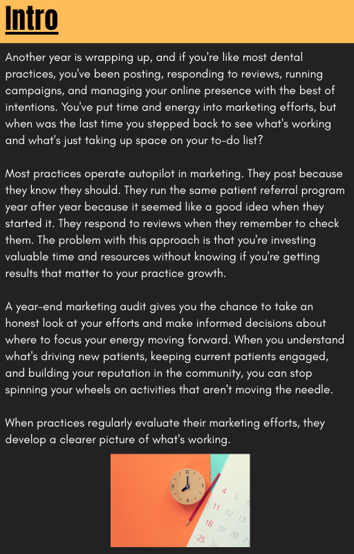 Year-End Audit Guide